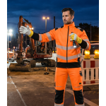 BLUZA FLASH OSTRZEGAWCZA POMARAŃCZ SKF004 KAT II SEVEN KINGS