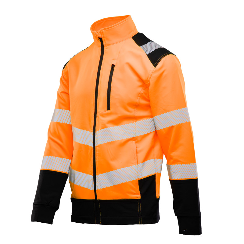 BLUZA FLASH OSTRZEGAWCZA POMARAŃCZ SKF004 KAT II SEVEN KINGS