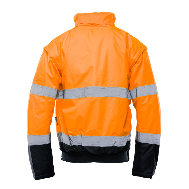 BOMBER HI-VI 2W1 – KAT.II KLASA 3 wstawka kolor BENEFIT HI VI