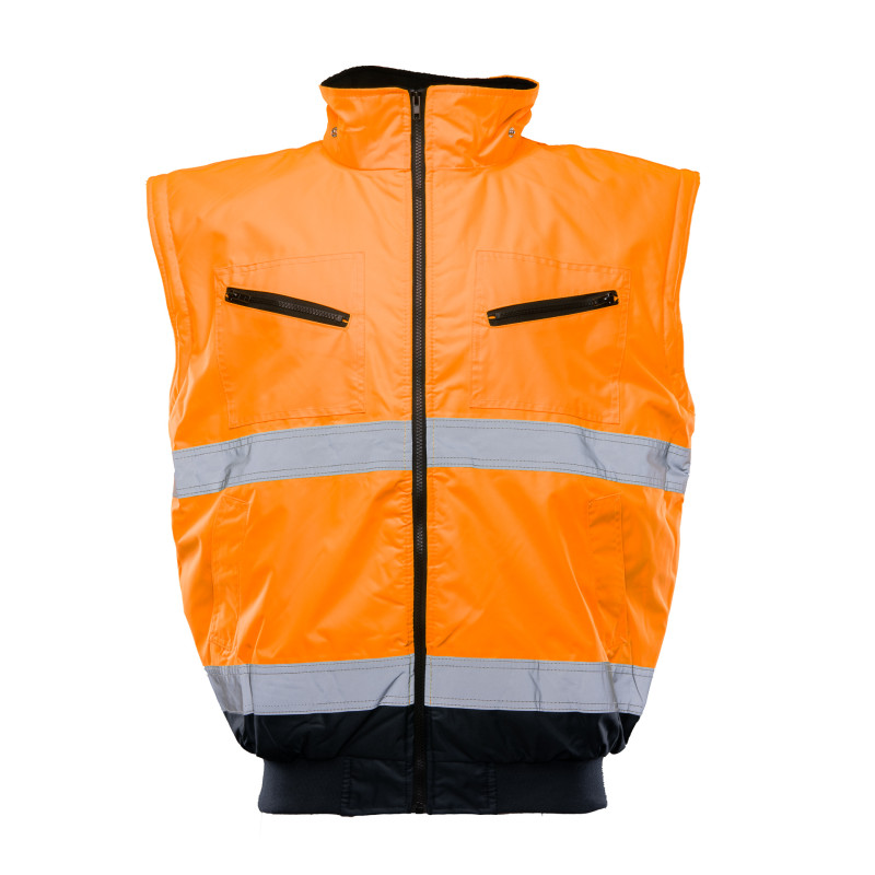 BOMBER HI-VI 2W1 – KAT.II KLASA 3 wstawka kolor BENEFIT HI VI