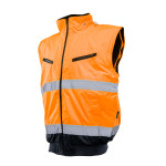 BOMBER HI-VI 2W1 – KAT.II KLASA 3 wstawka kolor BENEFIT HI VI