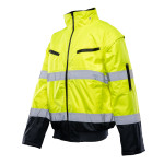 BOMBER HI-VI 2W1 – KAT.II KLASA 3 wstawka kolor BENEFIT HI VI