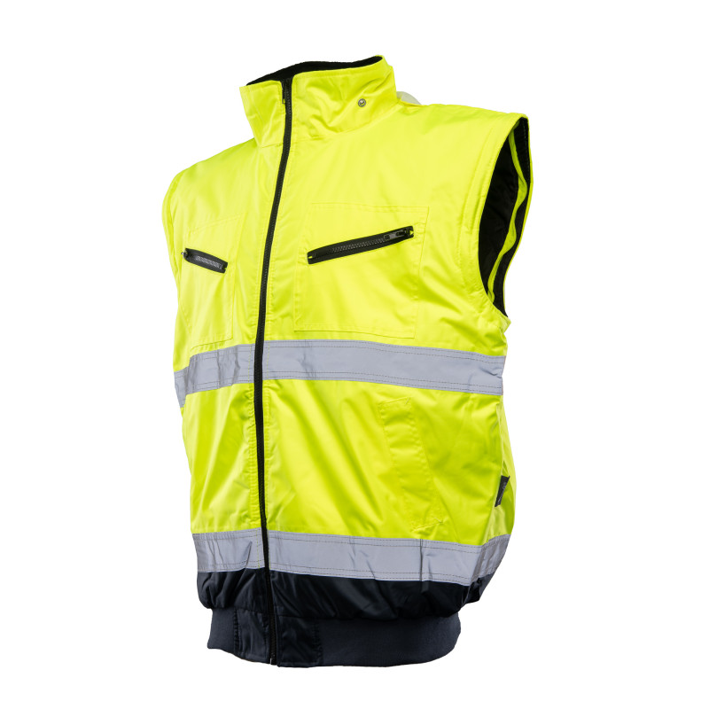 BOMBER HI-VI 2W1 – KAT.II KLASA 3 wstawka kolor BENEFIT HI VI