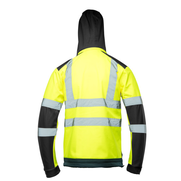 SOFTSHELL WSTAWKA GRANAT BF005 Z PASAMI ODBLASK. KAT 2 klasa2 BRIXTON FLASH 2