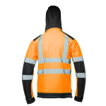 SOFTSHELL WSTAWKA GRANAT BF005 Z PASAMI ODBLASK. POMARAŃCZ KAT 2 klasa2 BRIXTON FLASH