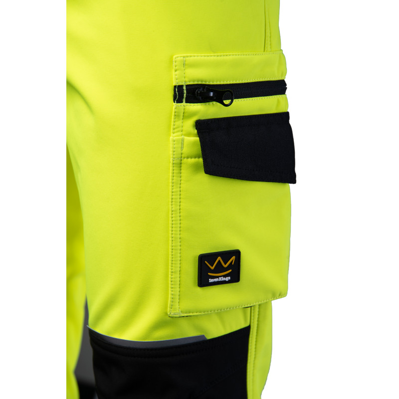 SEVEN KINGS FLASH SPODNIE SOFTSHELL OCIEPLANE SKF009(Y) SEVEN KINGS