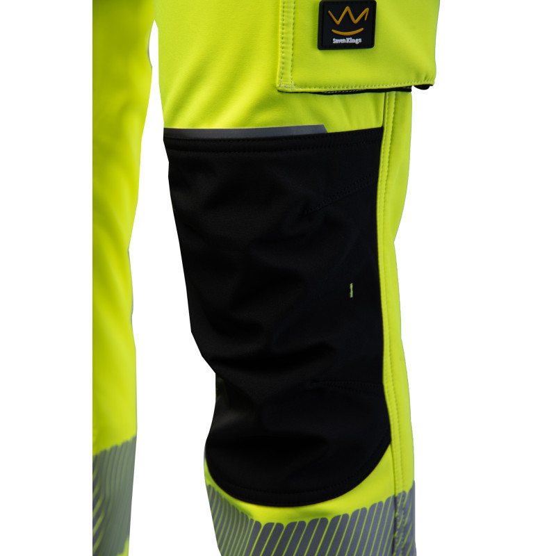 SEVEN KINGS FLASH SPODNIE SOFTSHELL OCIEPLANE SKF009(Y) SEVEN KINGS