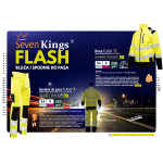SPODNIE DO PASA FLASH OSTRZEGAWCZE ŻÓŁĆ SKF006 KAT II SEVEN KINGS