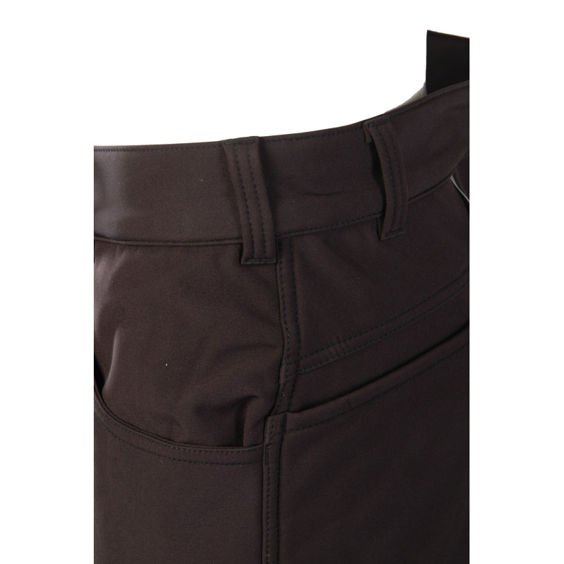SEVEN KINGS RIVAL SPODNIE SOFTSHELL OCIEPLANE CZARNY/ŻÓŁTY SEVEN_KINGS