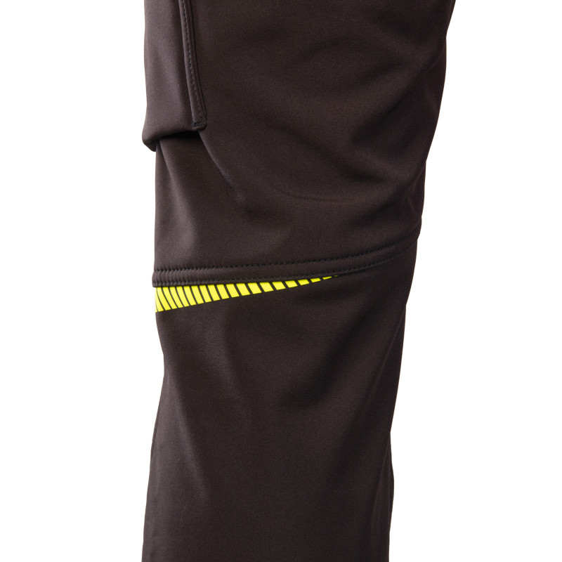 SEVEN KINGS RIVAL SPODNIE SOFTSHELL OCIEPLANE CZARNY/ŻÓŁTY SEVEN_KINGS