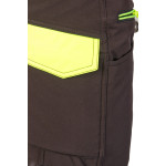 SEVEN KINGS RIVAL SPODNIE SOFTSHELL OCIEPLANE CZARNY/ŻÓŁTY SEVEN_KINGS