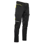 RIVAL SPODNIE SOFTSHELL CZARNY/ŻÓŁTY SEVEN KINGS
