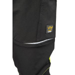 RIVAL SPODNIE SOFTSHELL CZARNY/ŻÓŁTY SEVEN KINGS