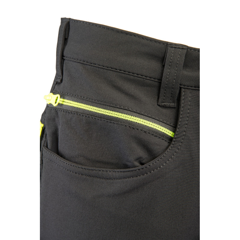 RIVAL SPODNIE SOFTSHELL CZARNY/ŻÓŁTY SEVEN KINGS