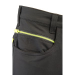 RIVAL SPODNIE SOFTSHELL CZARNY/ŻÓŁTY SEVEN KINGS