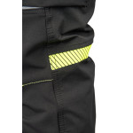 RIVAL SPODNIE SOFTSHELL CZARNY/ŻÓŁTY SEVEN KINGS