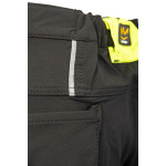 RIVAL SPODNIE SOFTSHELL CZARNY/ŻÓŁTY SEVEN KINGS