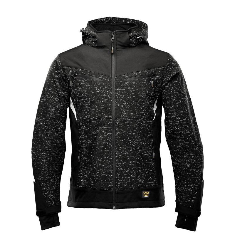 SOFTSHELL CROSS CZARNY SEVEN_KINGS