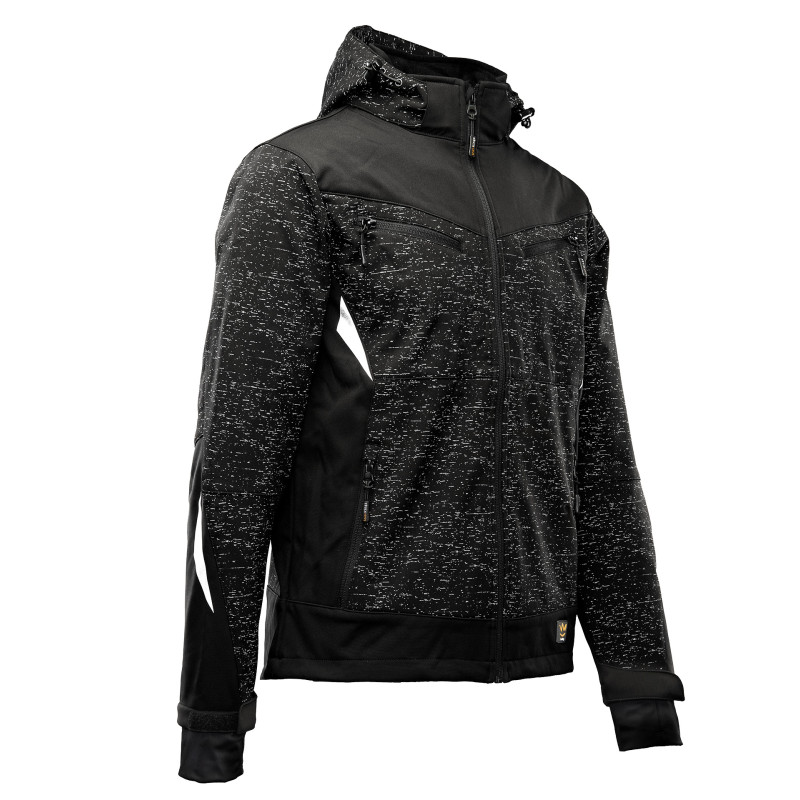 SOFTSHELL CROSS CZARNY SEVEN_KINGS