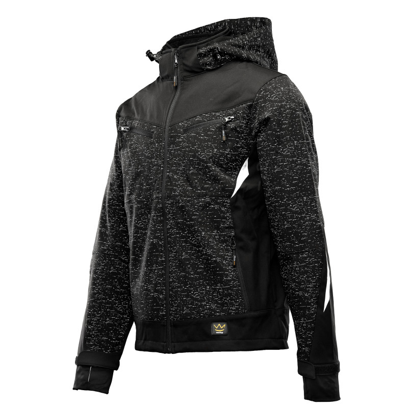 SOFTSHELL CROSS CZARNY SEVEN_KINGS