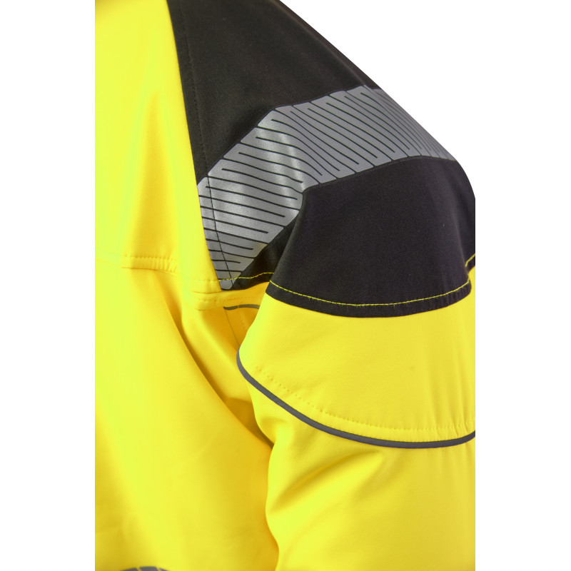 SEVEN KINGS FLASH KURTKA SOFTSHELL OCIEPLANY HIVI SKF007 ŻÓŁTY SEVEN_KINGS