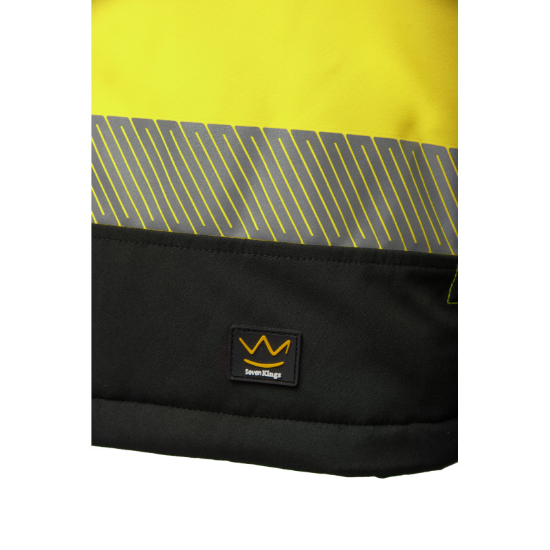 SEVEN KINGS FLASH KURTKA SOFTSHELL OCIEPLANY HIVI SKF007 ŻÓŁTY SEVEN_KINGS