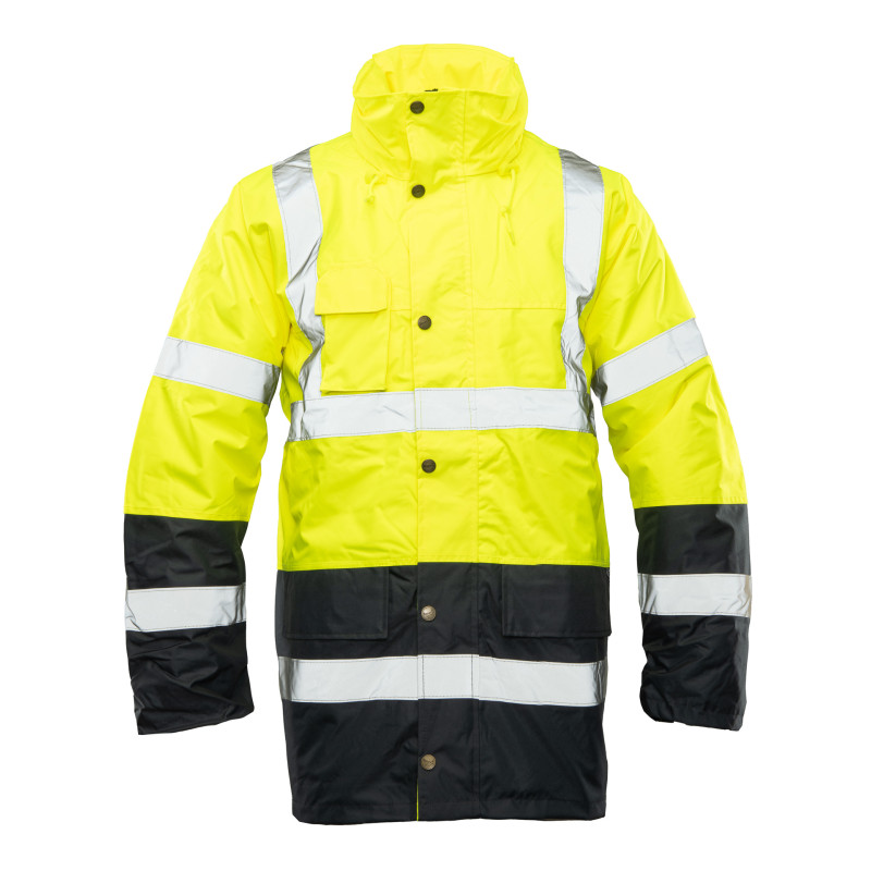 BENEFIT HI-VI KURTKA PARKA - KAT.II KLASA 3 BENEFIT HI VI