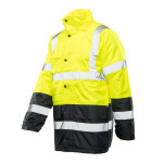 BENEFIT HI-VI KURTKA PARKA - KAT.II KLASA 3 BENEFIT HI VI