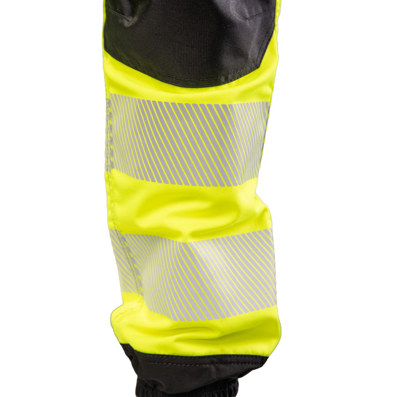 FLASH JOGGER SPODNIE SKF03Y CZARNY/ŻÓŁTY KAT II SEVEN KINGS