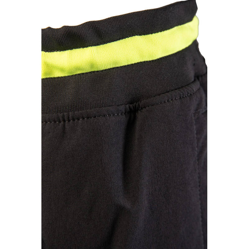 FLASH JOGGER SPODNIE SKF03Y CZARNY/ŻÓŁTY KAT II SEVEN KINGS