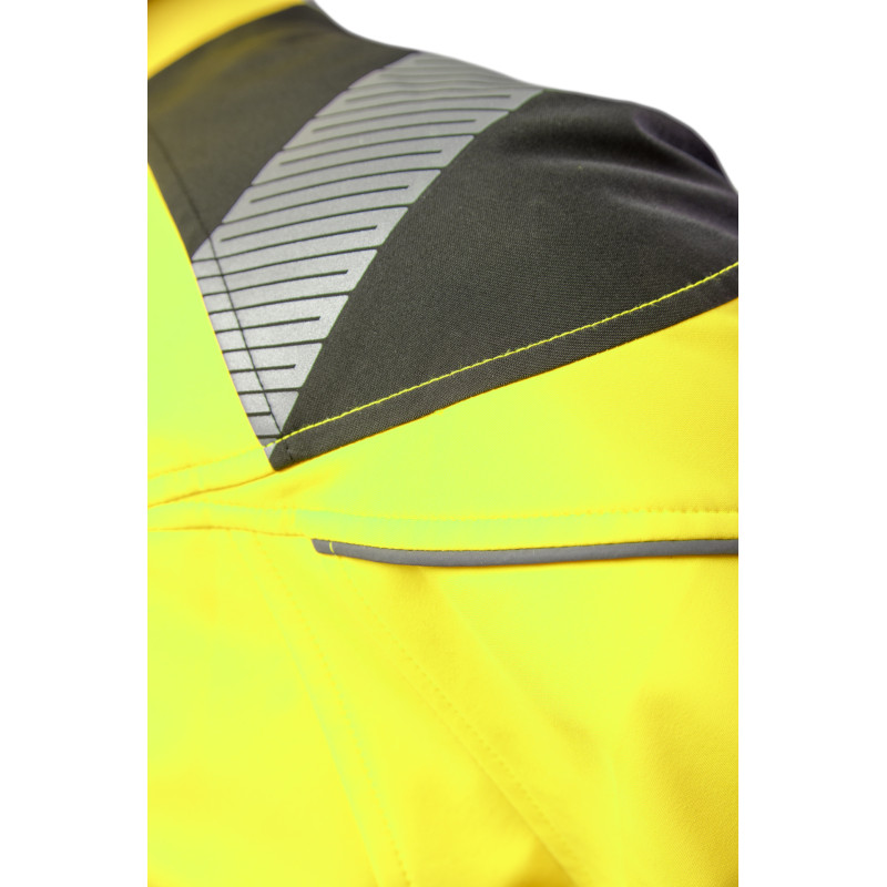 SEVEN KINGS FLASH KURTKA SOFTSHELL OCIEPLANY HIVI SKF007 ŻÓŁTY SEVEN_KINGS