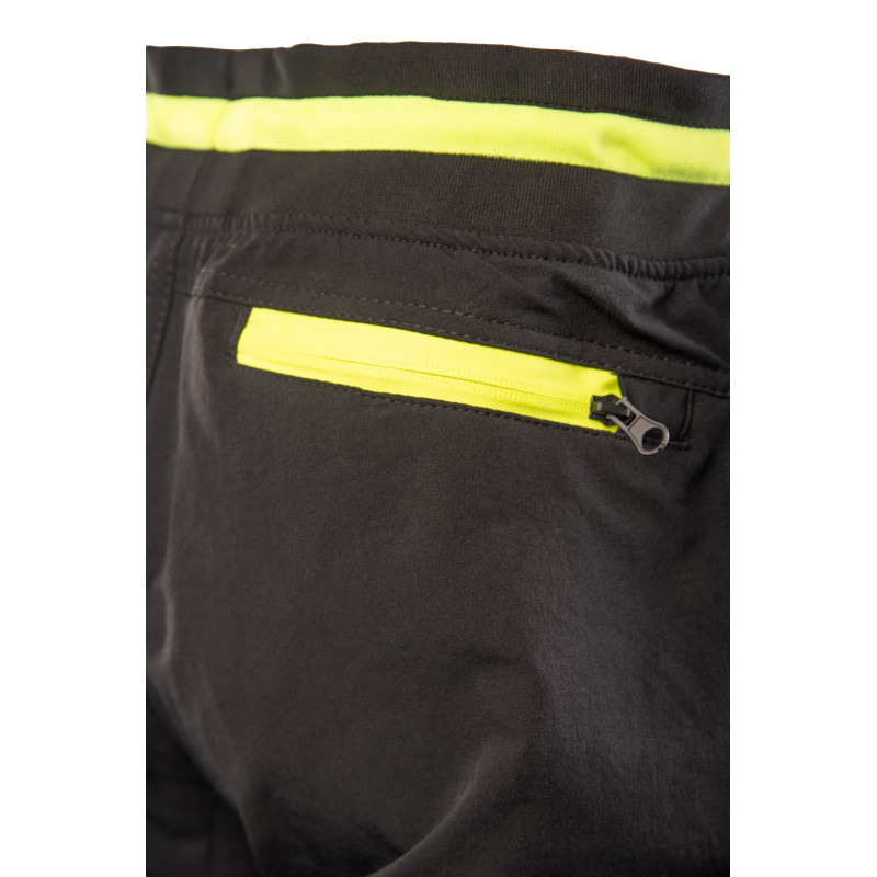 FLASH JOGGER SPODNIE SKF03Y CZARNY/ŻÓŁTY KAT II SEVEN KINGS