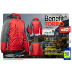 BENEFIT TORRO KURTKA STALOWY/CZERWONY BENEFIT