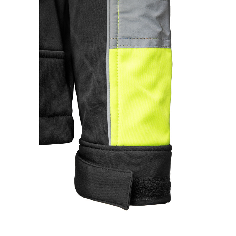 RIVAL SOFTSHELL RIVAL CZARNY/ŻÓŁĆ SEVEN_KINGS