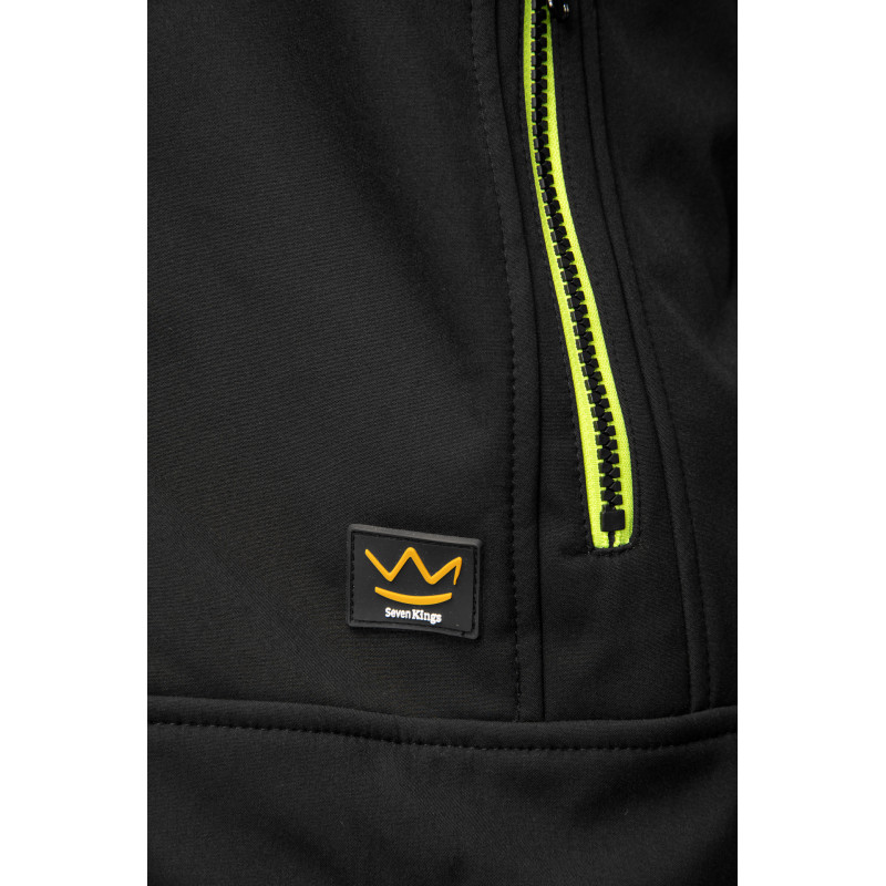 RIVAL SOFTSHELL RIVAL CZARNY/ŻÓŁĆ SEVEN_KINGS