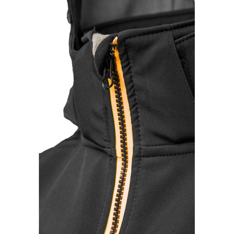 RIVAL SOFTSHELL CZARNY/POMARAŃCZ SEVEN_KINGS