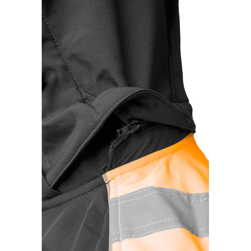 RIVAL SOFTSHELL CZARNY/POMARAŃCZ SEVEN_KINGS