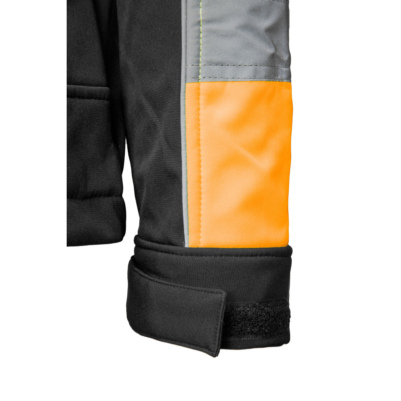 RIVAL SOFTSHELL CZARNY/POMARAŃCZ SEVEN_KINGS