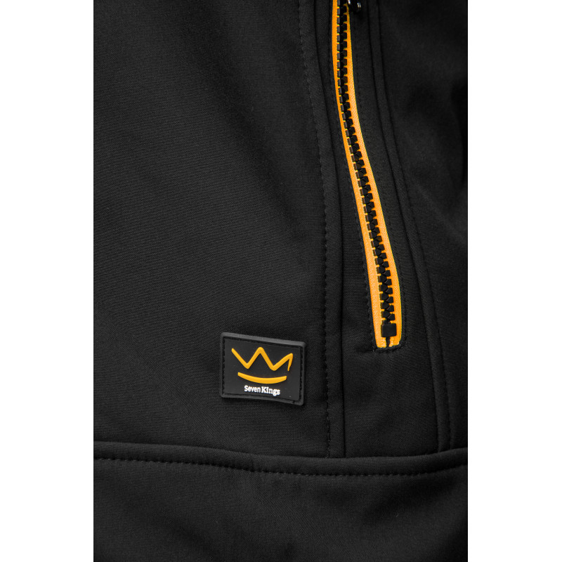 RIVAL SOFTSHELL CZARNY/POMARAŃCZ SEVEN_KINGS