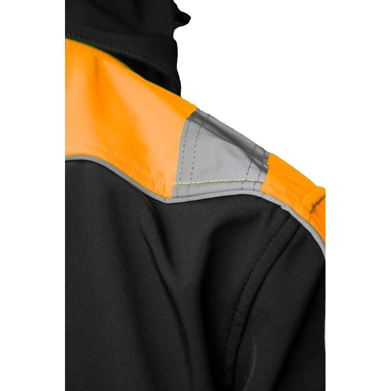 RIVAL SOFTSHELL CZARNY/POMARAŃCZ SEVEN_KINGS