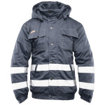 BRIXTON SNOW KURTKA OCIEPLANA STAL / PASY ODBLASK BRIXTON SNOW
