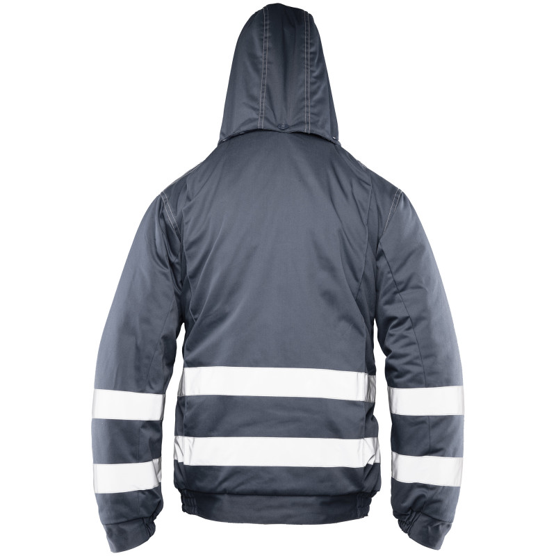 BRIXTON SNOW KURTKA OCIEPLANA STAL / PASY ODBLASK BRIXTON SNOW