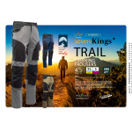TRAIL SPODNIE DO PASA STAL/CZARNY SEVEN KINGS