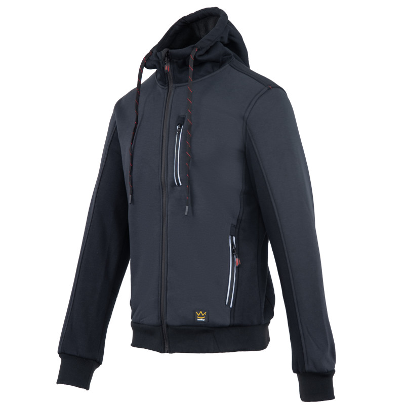 SEVEN KINGS BLUZA DRESOWA Z KAPTUREM PRO GRAFIT SEVEN KINGS