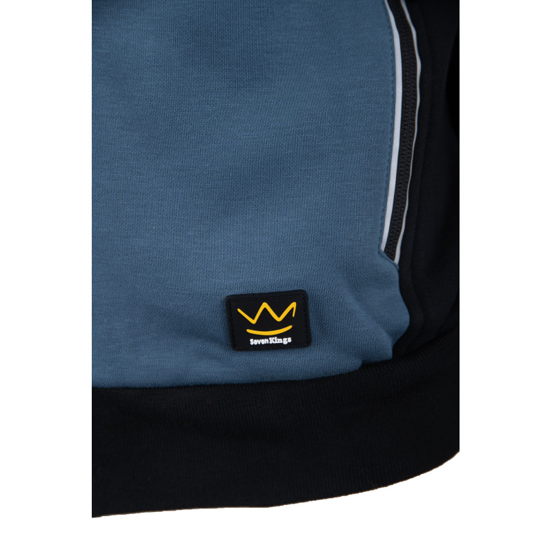 SEVEN KINGS BLUZA DRESOWA Z KAPTUREM PRO NIEBIESKI SEVEN KINGS