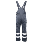 BRIXTON SNOW OGRODNICZKI OCIEPLANE STAL / PASY ODBLASK BRIXTON SNOW