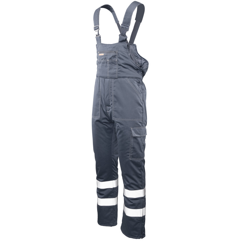 BRIXTON SNOW OGRODNICZKI OCIEPLANE STAL / PASY ODBLASK BRIXTON SNOW