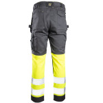 SPODNIE DO PASA FLASH STALOWO/ŻÓŁTY KAT. II SKF01Y SEVEN KINGS