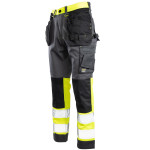SPODNIE DO PASA FLASH STALOWO/ŻÓŁTY KAT. II SKF01Y SEVEN KINGS