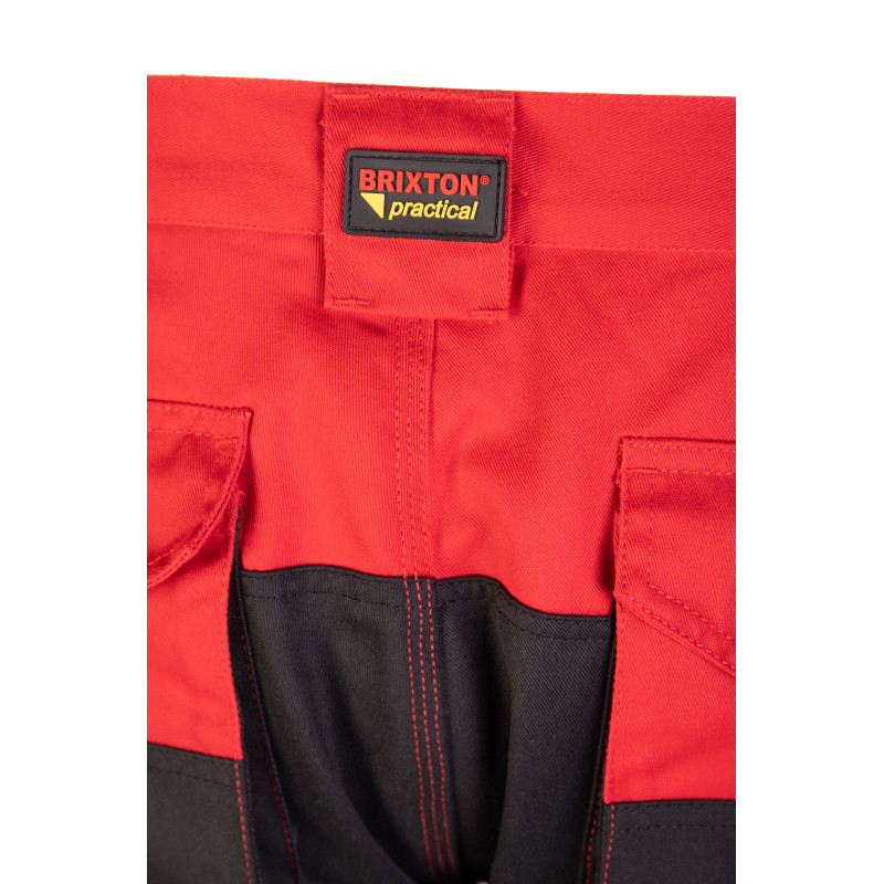 SPODNIE OGROD. CZERWIEŃ ODBLASK BRIXTON PRACTICAL